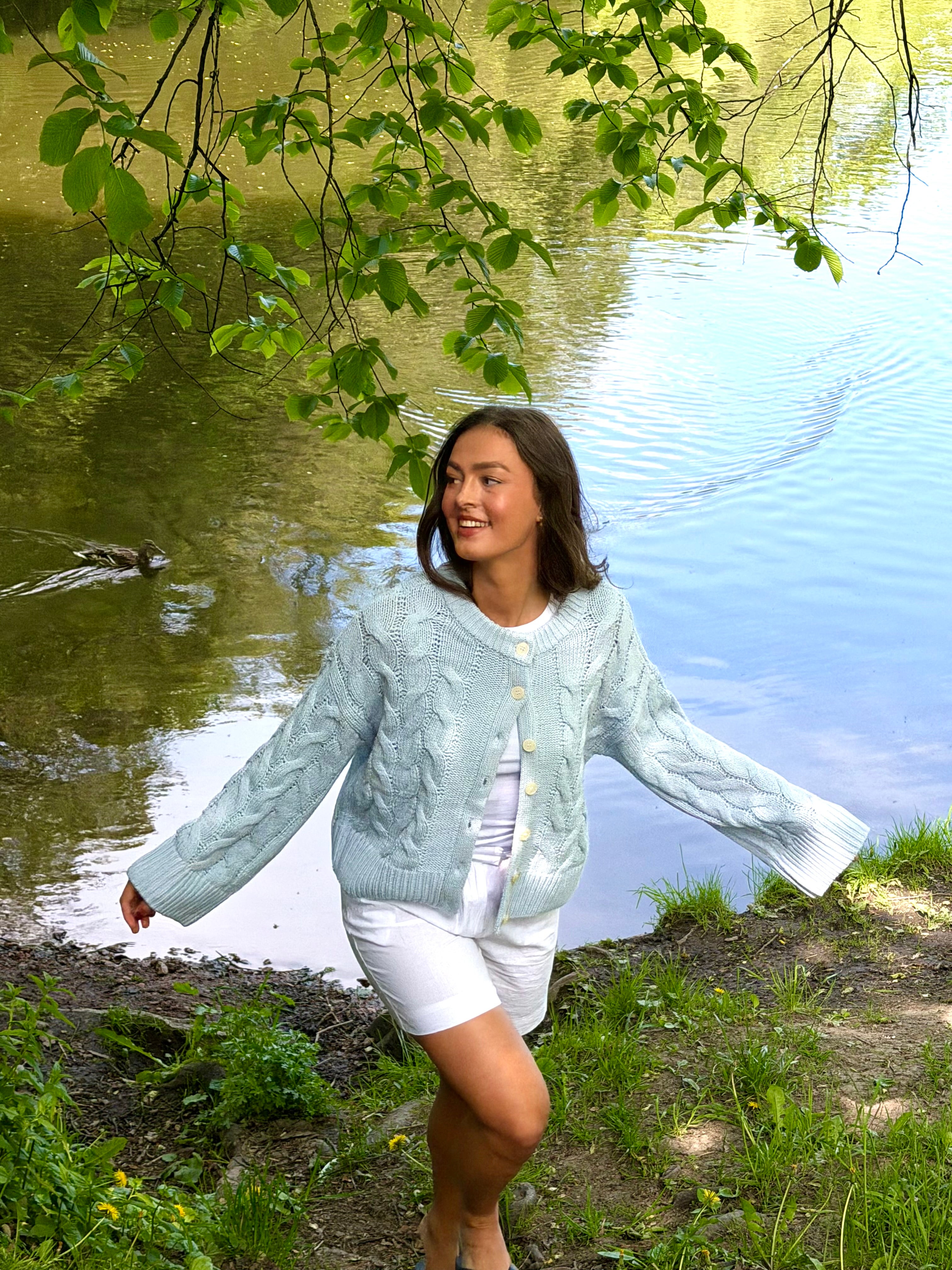 VMSVEA Knit Cardigan - Cashmere Blue